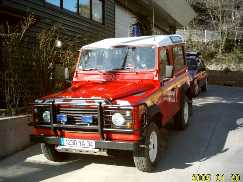 VLTT Land Rover Defender 90 TDi CSP Lodève n° 1230 YA 34.JPG